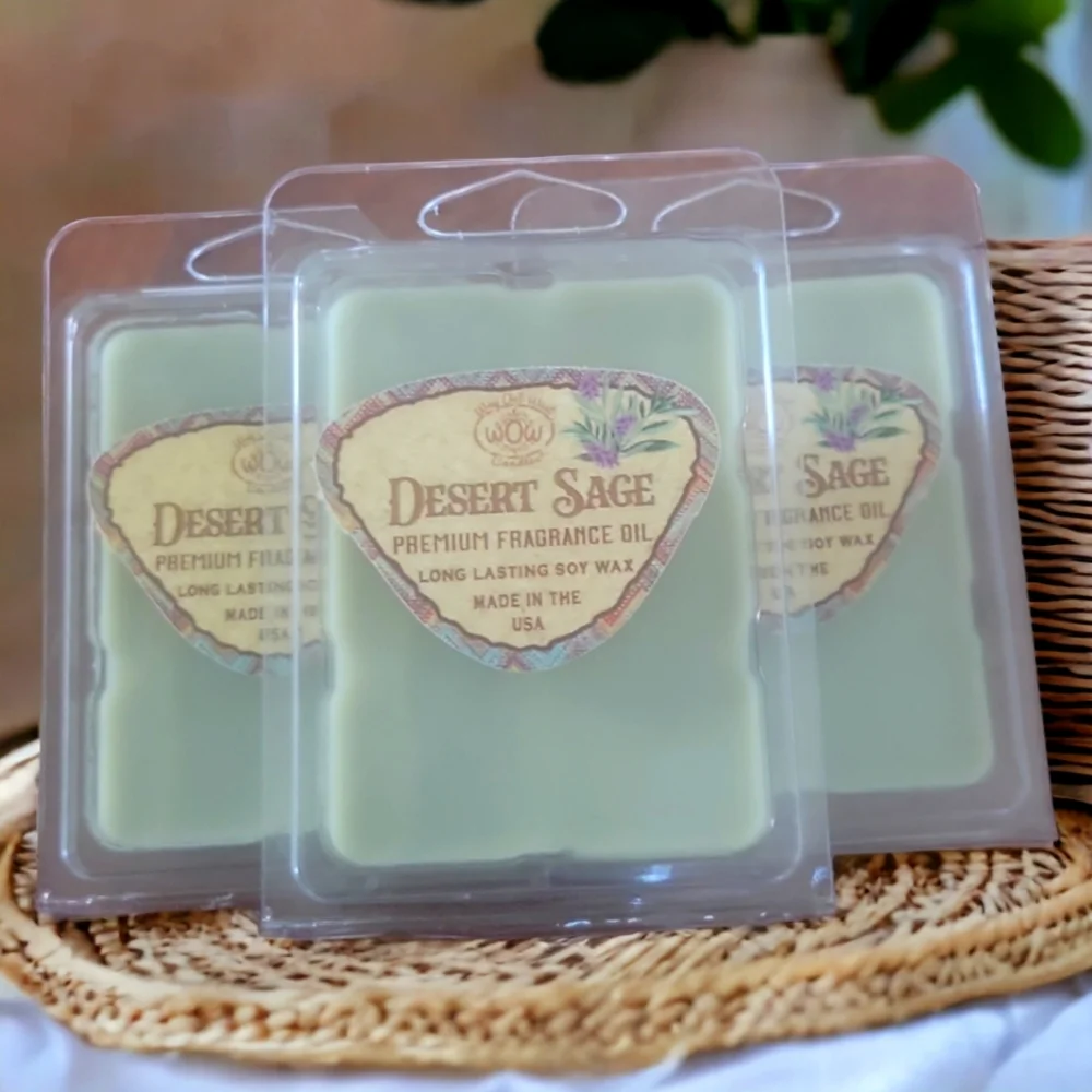 WOW Way Out West Sage Scented Soy Wax Melts Warmers Oil Fragrance Air Freshener